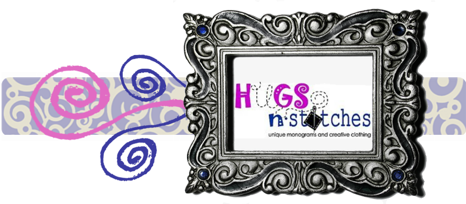 Hugs N Stitches - Antique Silver (921x472), Png Download