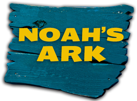 Noah's Ark Outdoor Play Area - Label (972x335), Png Download