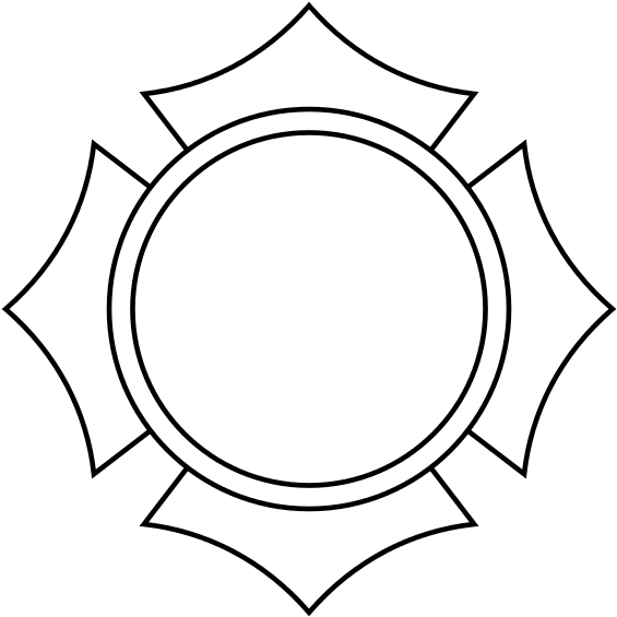 File - Florian Cross - Svg - St Florians Cross (600x600), Png Download