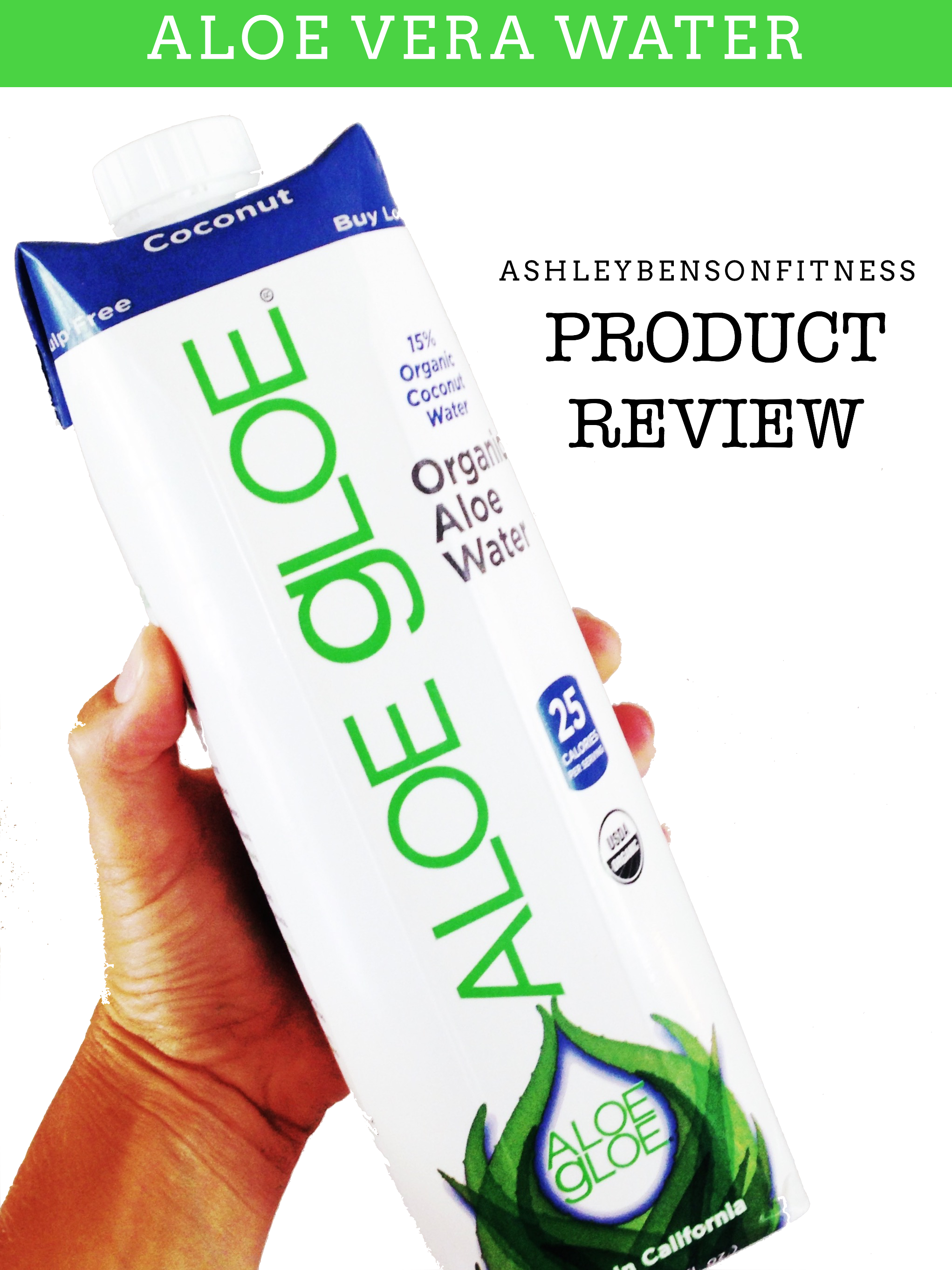 Aloe Gloe Organic Aloe Vera Water - Aloe Gloe Aloe Gloe Organic Aloe Water Coconut -- 33.8 (2043x2725), Png Download