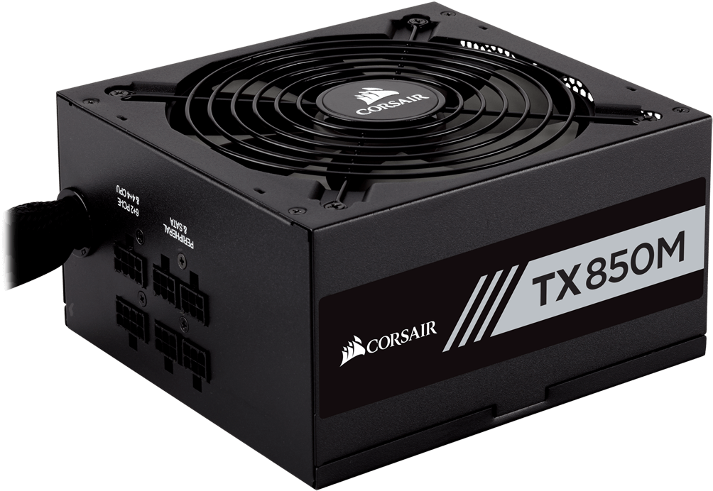 Corsair Tx550m 550w Psu (1024x708), Png Download
