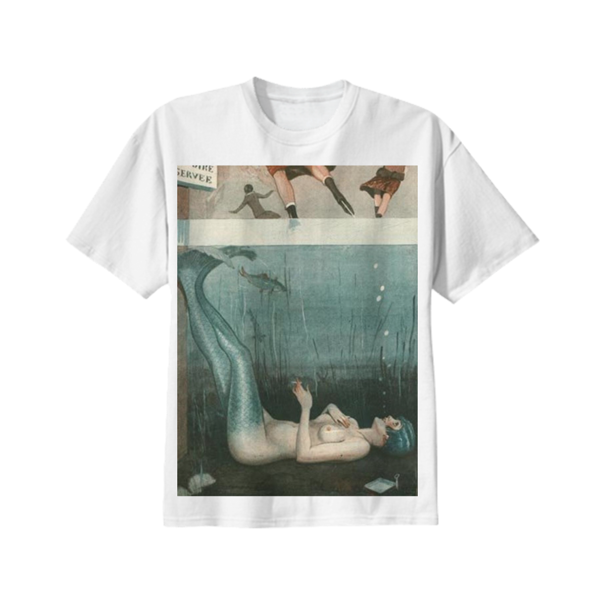 Shop People Watching Cotton T-shirt By Lucifre - Active Shirt (1190x1190), Png Download