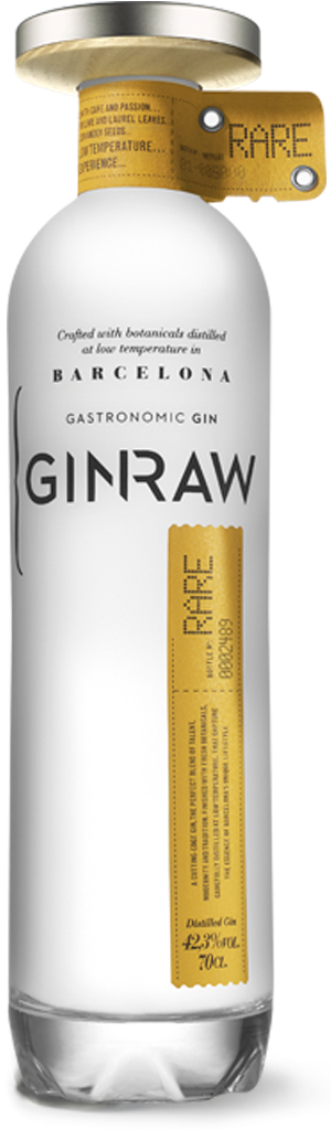 Destilarla A Baja Temperatura Mediante Rotaval®, Una - Ginraw Gastronomic Gin 700ml (347x1063), Png Download