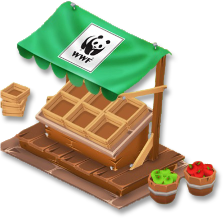 Roadside Shop Wwf - Hay Day Puesto De Venta (449x449), Png Download