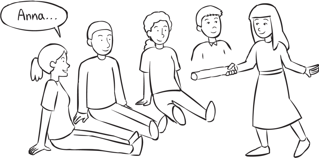 Back Group Of People Sitting On The Floor Watching - Line Art (1024x768), Png Download