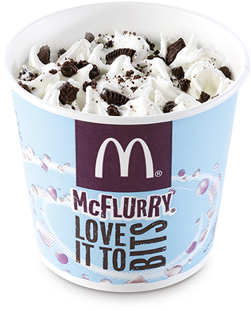 Download Mcdonalds Oreo Mcflurry Mcdonalds Ice Cream Full Size Png Image Pngkit