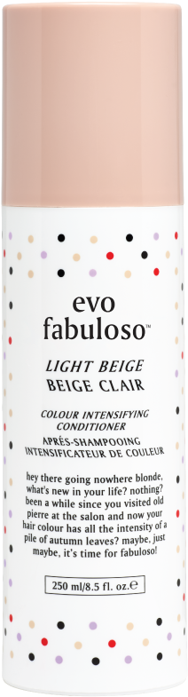 Size - Evo Fabuloso Platinum Blonde Colour Intensifying Conditioner (349x1000), Png Download