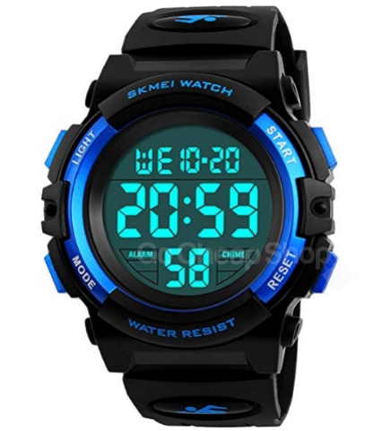 Digital Watch Wd More Than 7 Colour Light - Kid Watch 50m Waterproof Sport Led Alarm Stopwatch (640x480), Png Download