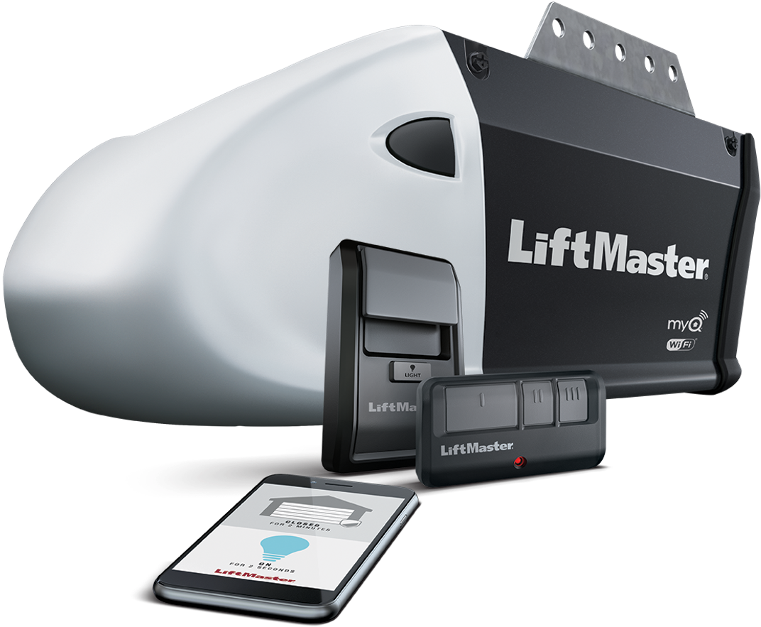8155w 1/2 Hp Ac Belt Drive Wi-fi Garage Door Opener - Liftmaster 8165w Garage Door Opener (1240x1240), Png Download
