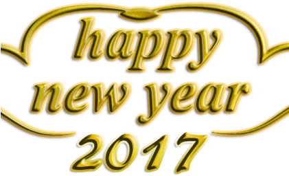 Happy Newyear - New Year Rangoli 2018 (420x338), Png Download