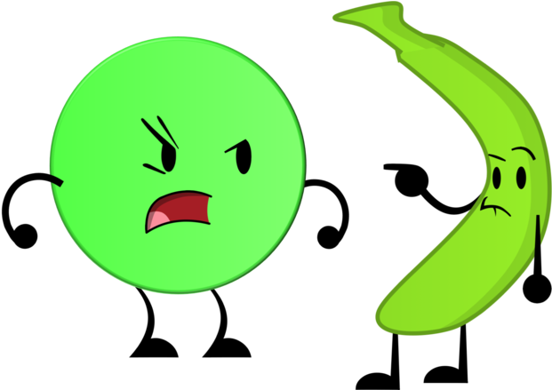 New Ocs-spree And Organic Banana - Cartoon (640x438), Png Download