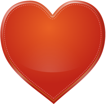 Love Heart Clip Art - Wedding Heart (399x396), Png Download
