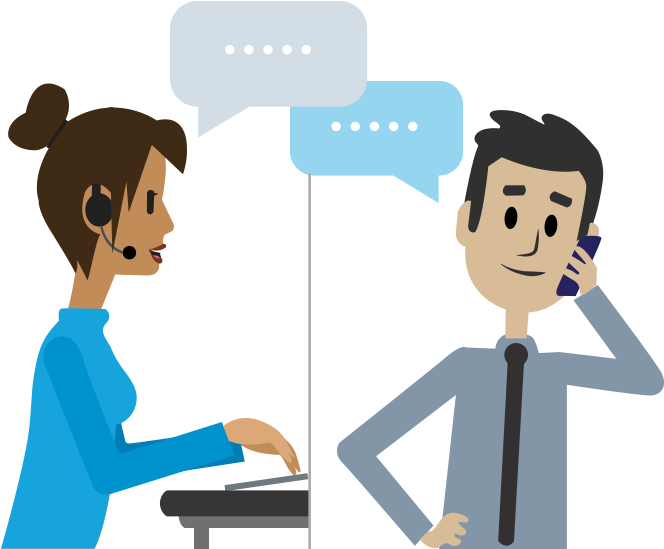 Market Clipart Buyer Seller - Transfer A Call (682x550), Png Download