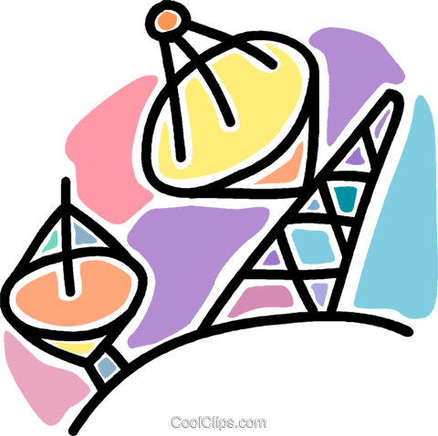 Satellite Dish, Telecommunications Royalty Free Vector - Sécurité Des Reseaux Sans Fil (480x478), Png Download