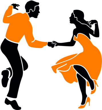Wedding Clipart Dancer - Jive Dance Clip Art (550x477), Png Download