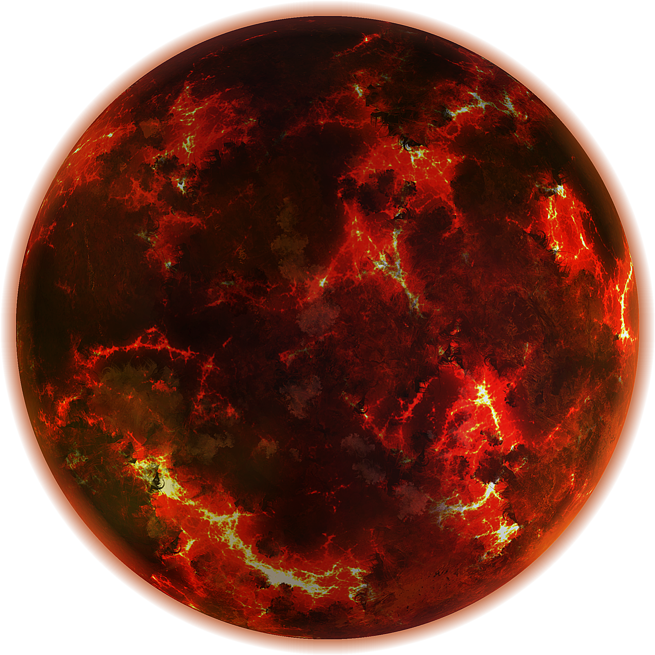 Lava1 - Lava Planet Png (2300x2300), Png Download