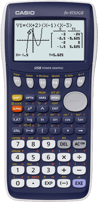 Download Image - Casio Fx 9750gii Graphic Calculator - Full Size PNG ...