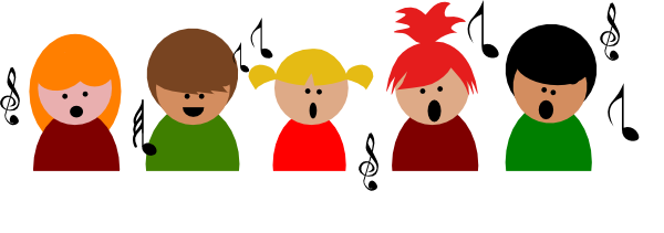 Childrens Choir Clip Art At Clker Com Vector Clip Art - Clip Art (600x211), Png Download