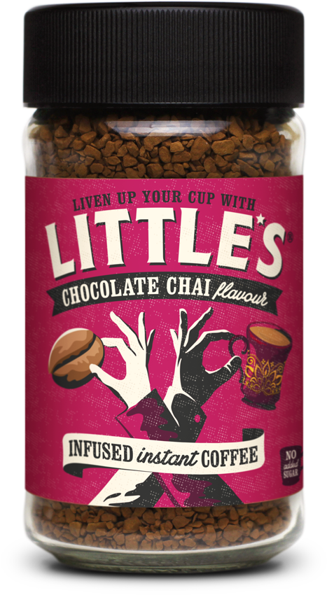 Chocolate Chai Flavoured Coffee - Little's Swiss Chocolate Flavour Infused Instant Coffee (850x850), Png Download