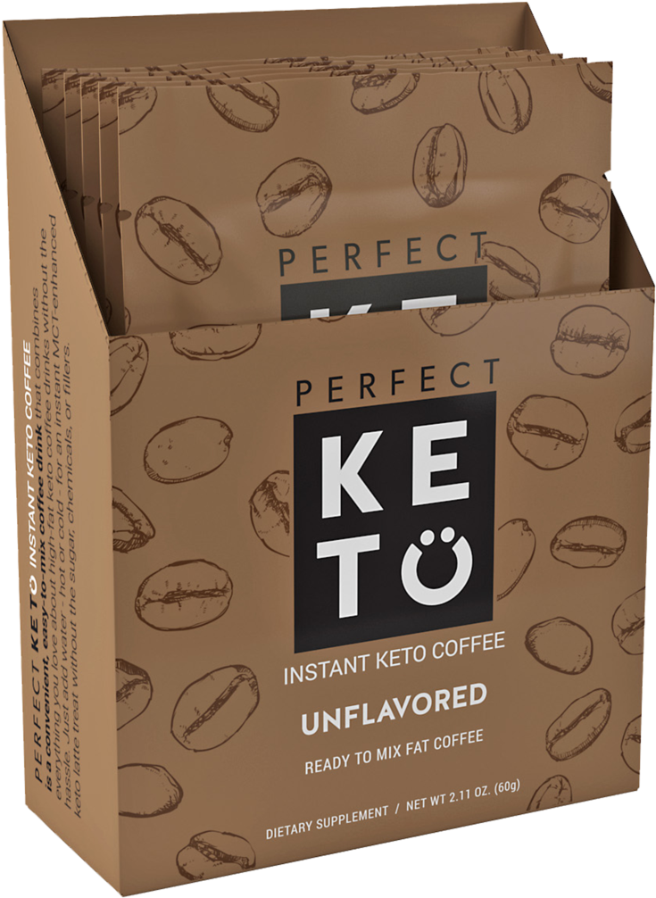 Instant Keto Coffee - Perfect Keto Collagen - Pk Collagen Chocolate (1024x1024), Png Download