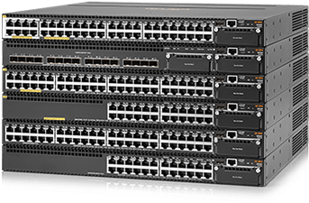 3810 Series - Aruba 3810m 24g Poe+ 1-slot Switch (408x320), Png Download