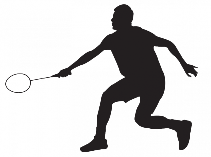 Badminton Silluette Clipart Badminton Silhouette Sports - Badminton Player Silhouette Png (900x670), Png Download