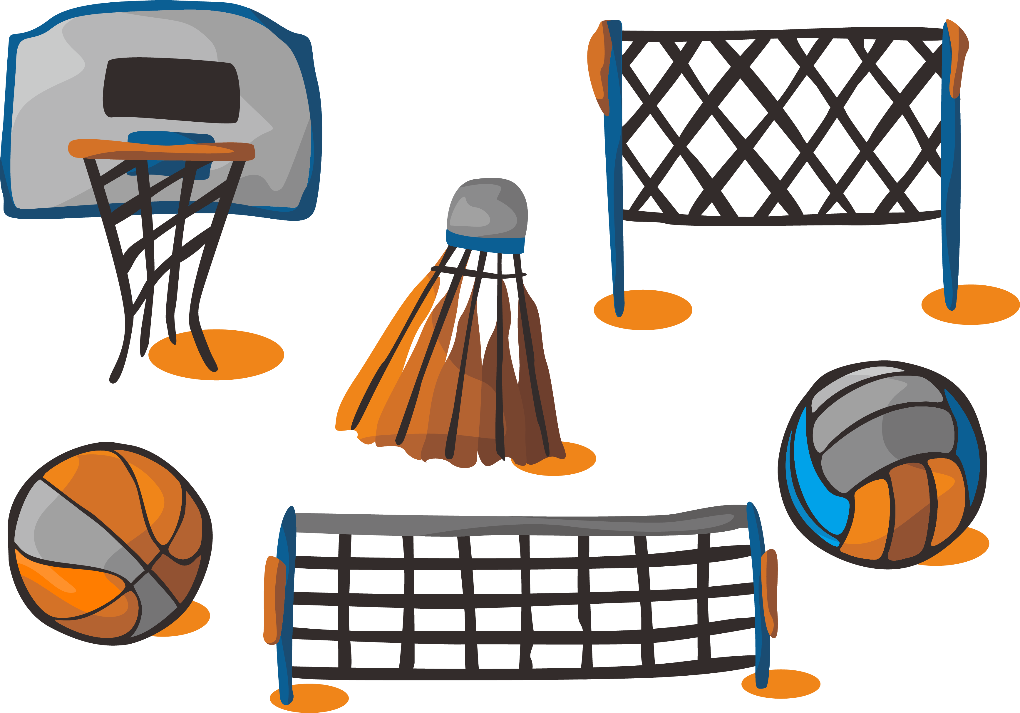 Download Basketball And Volleyball Clipart Basketball Volleyball