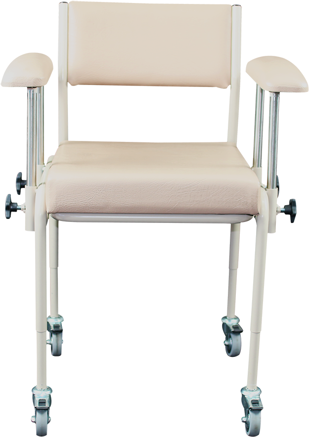 E905 Pacific Kingston Dining Day Chair With Wheels- - Chair (1000x1000), Png Download