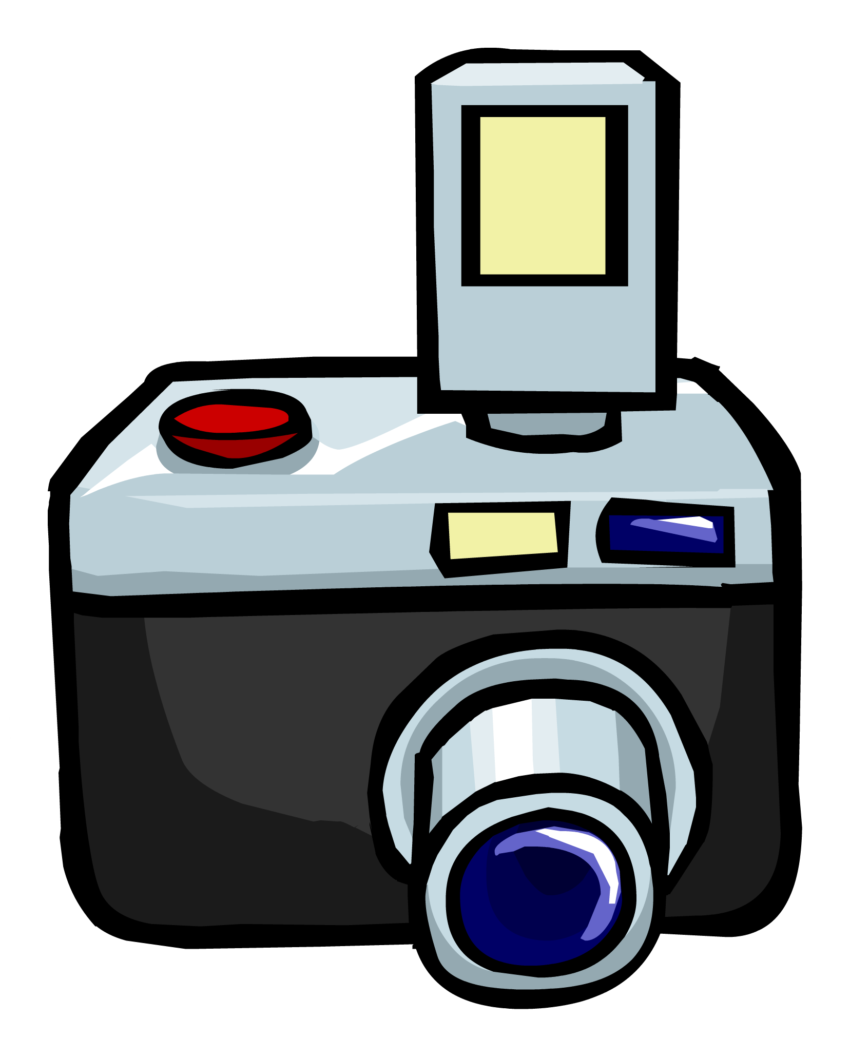 Clipart Camera Photography Club - Club Penguin Camera Pin (1656x2059), Png Download