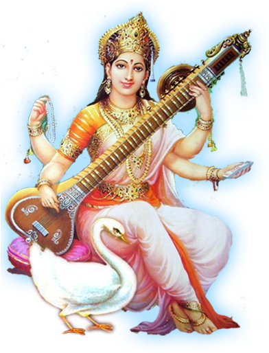 Saraswati - Saraswati Png Images Hd (400x520), Png Download