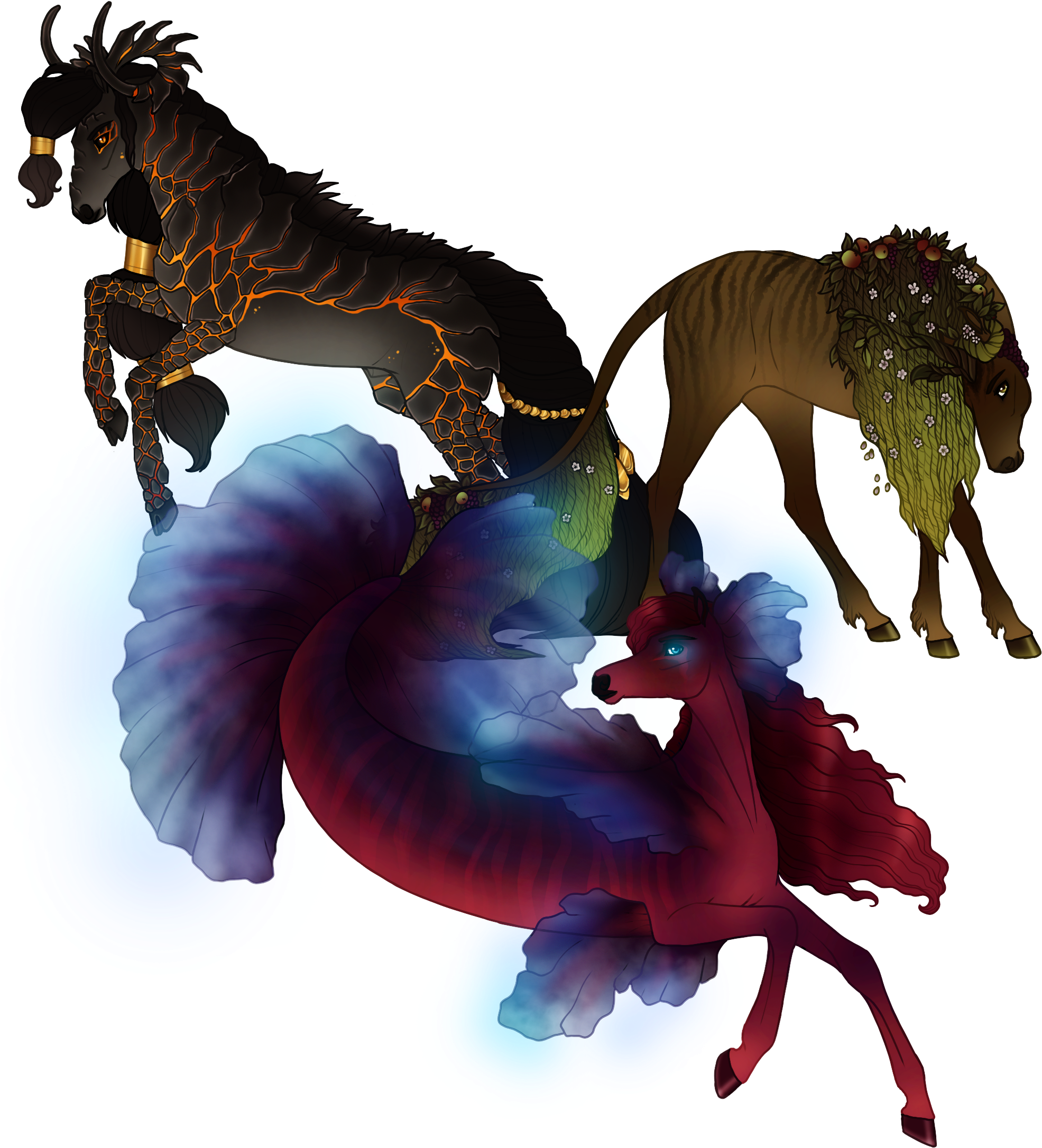 Opulence-gods - Illustration (2000x2200), Png Download