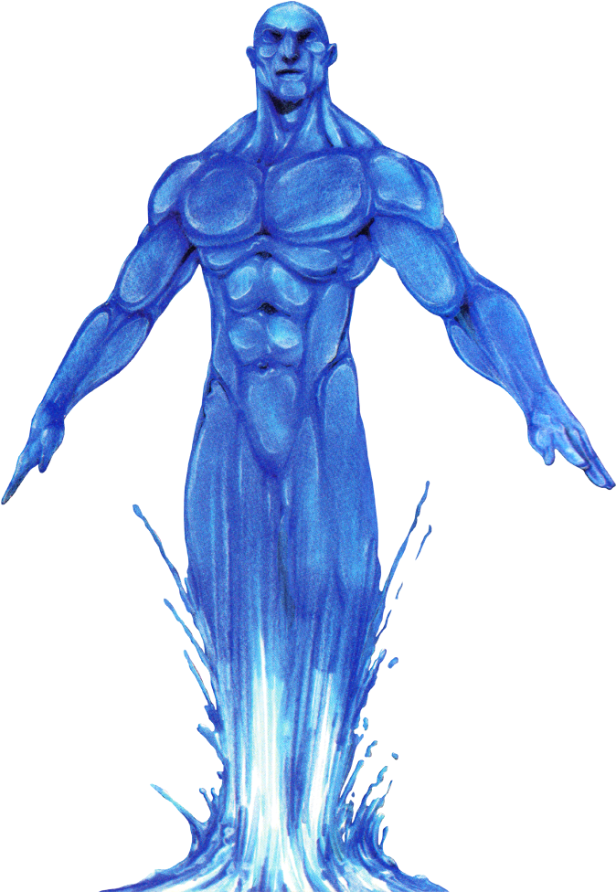 5) You Have To Pray Under The Fall Of Water Or It Doesn't - Mortal Kombat Mythologies Water God (712x1000), Png Download