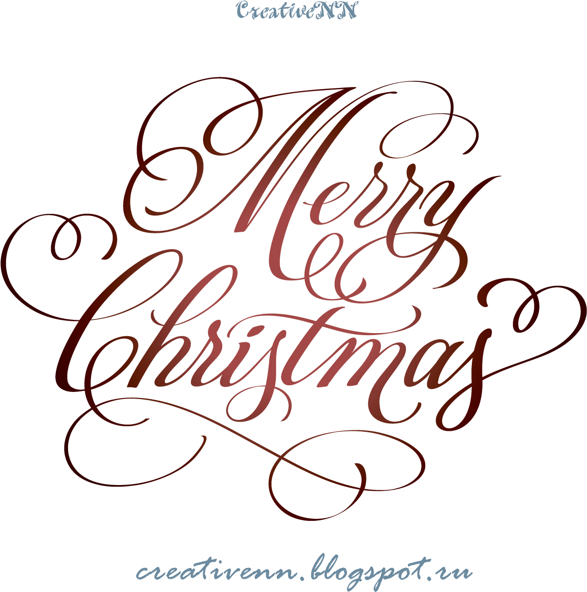 Happy New Year Digital Stamps Merry Christmas Happy - Merry Christmas And Happy New Year In Cursive (1181x1217), Png Download
