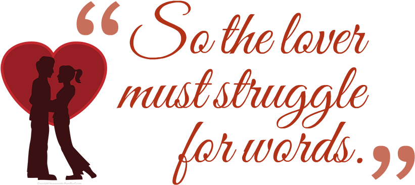 Romantic Quotes Free Png Image - Portable Network Graphics (864x413), Png Download