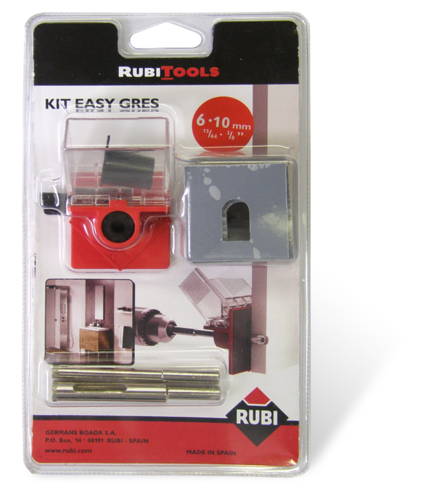 Rubi Easy Gres Diamond Drill Bit Set (6 And 10 Mm) (1280x720), Png Download