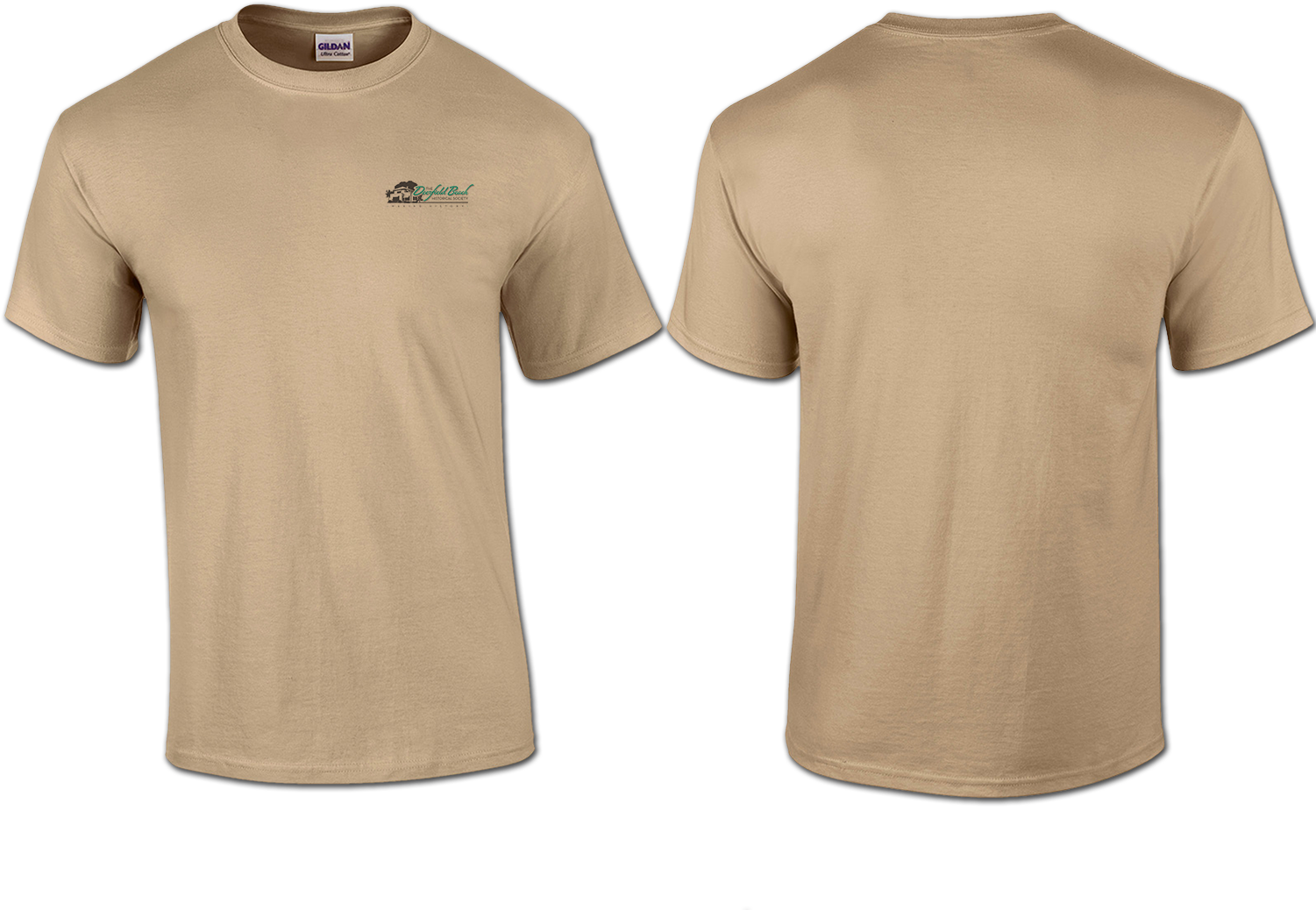 Deerfield Beach Historical Society - Brown T Shirt Png (1500x1500), Png Download