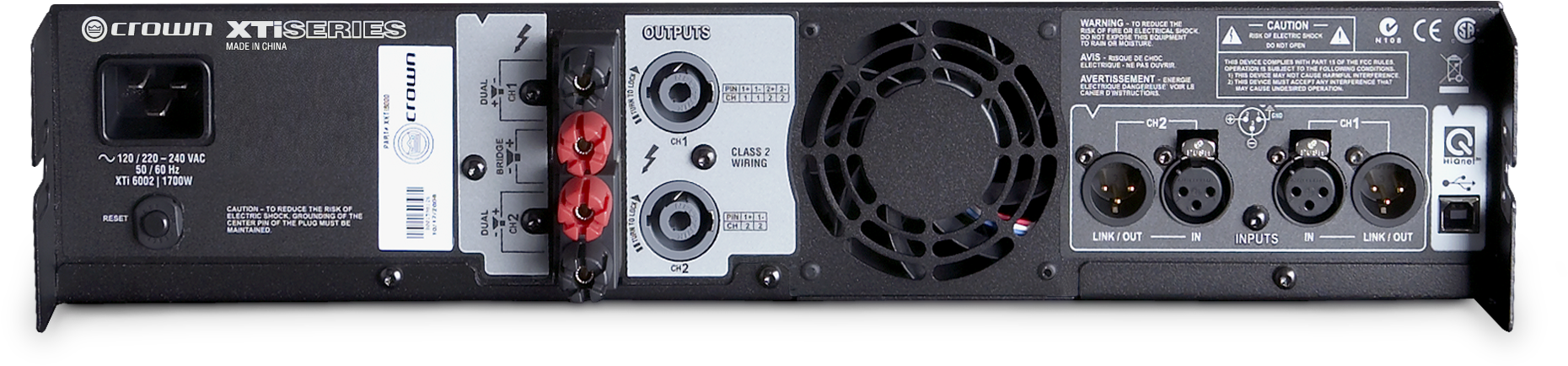 Xti - Crown Xti6002 Power Amp (1944x501), Png Download
