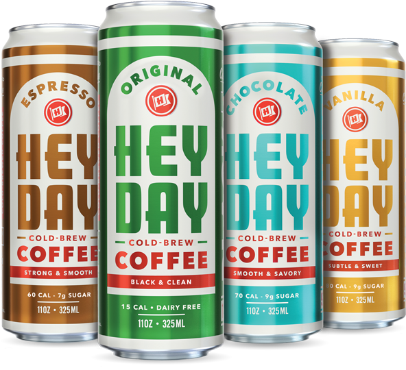 Cold Brewing The Best, Most Delicious Coffee Is More - Heyday Cold Brew Coffee (600x554), Png Download