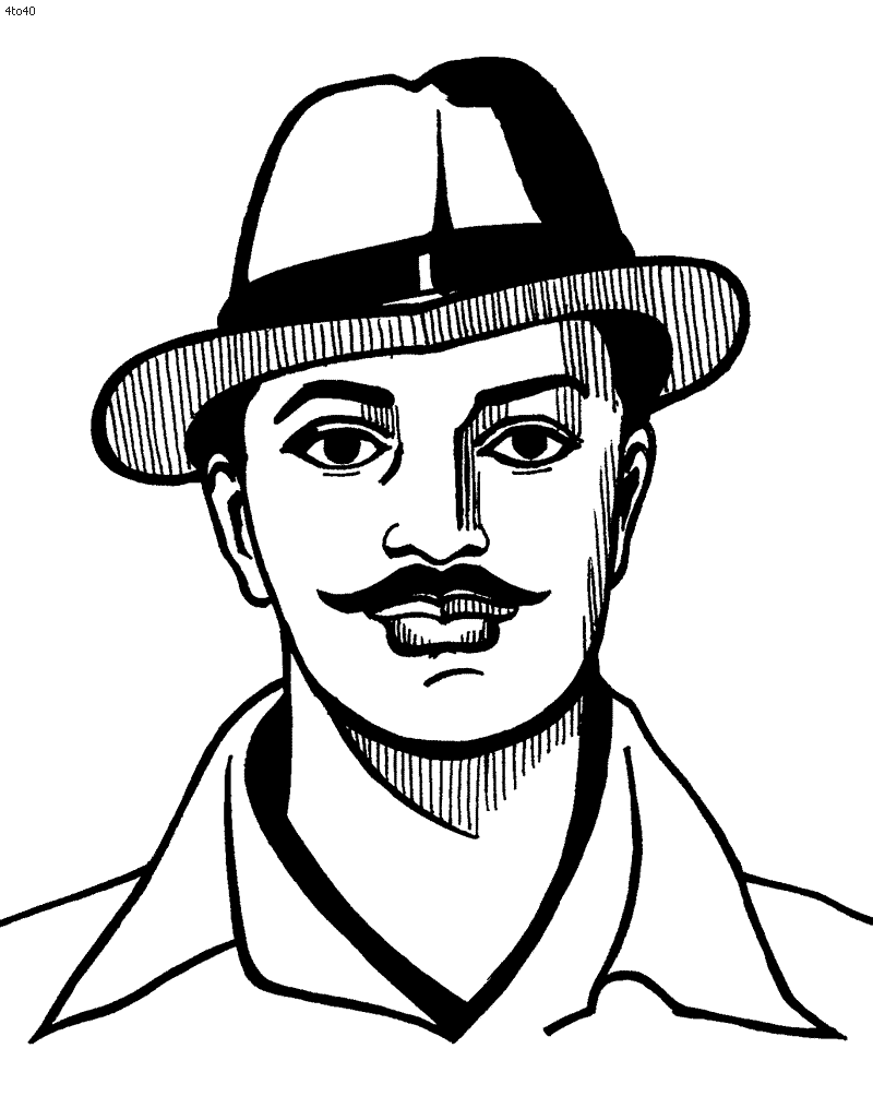 Bhagat Singh Png Image - Bhagat Singh (800x1026), Png Download