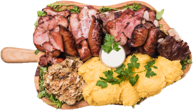 Where Can You Find Our Restaurant It Is Very Easy To - Traditional Romanian Food Png (700x465), Png Download