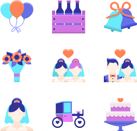 Wedding (600x564), Png Download