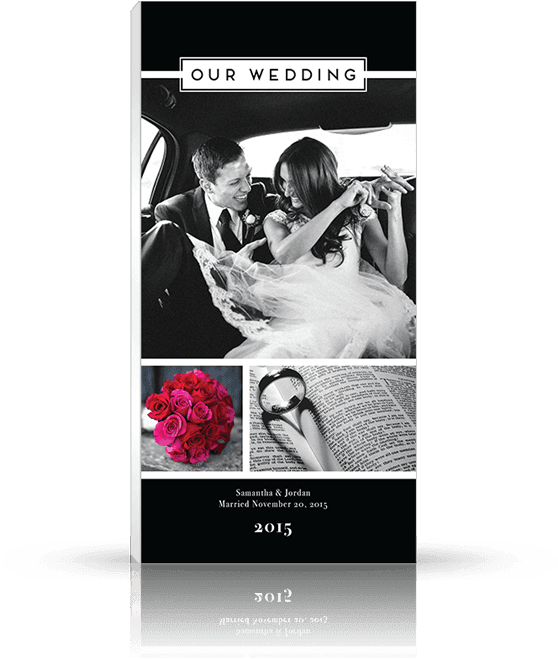 Our Wedding Collage Album - Book (950x891), Png Download