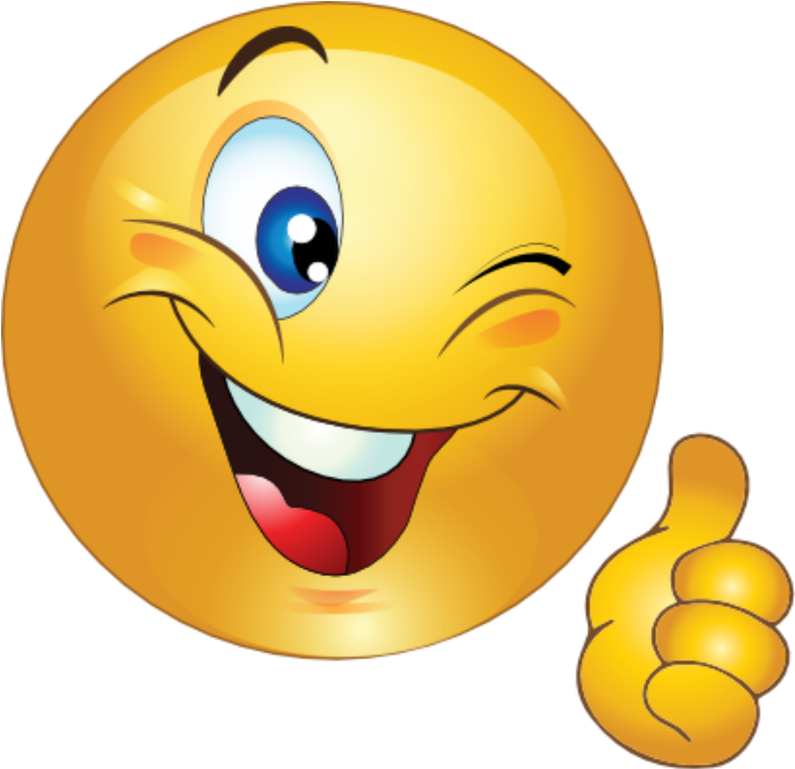 Thank You - Thumbs Up Smiley Transparent Background (1281x721), Png Download