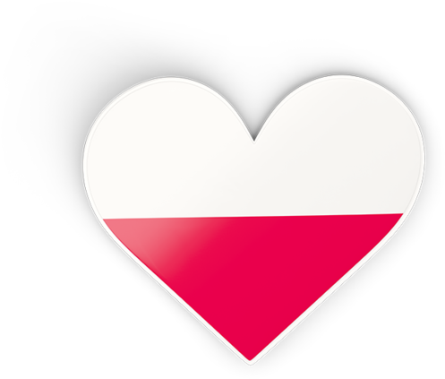 Download Flag Icon Of Poland At Png Format - Poland Heart Flag Icon (640x480), Png Download