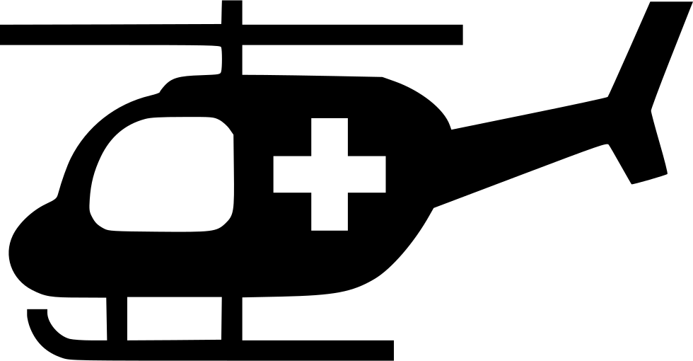 Emergency Helicopter Comments - Helicopter (980x510), Png Download