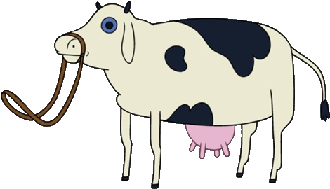 Cow 5 Short Graybles - Adventure Time Cow Png (494x280), Png Download