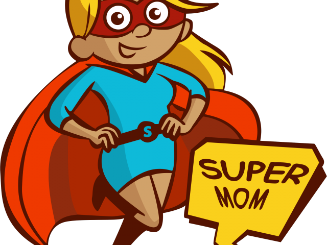 Super Mom Clipart - Dia De La Madre Dibujos Animados (640x480), Png Download