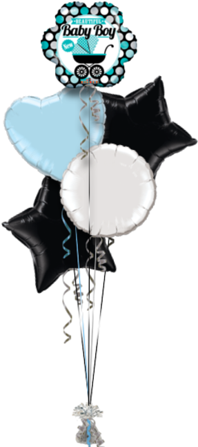 Beautiful Baby Boy New Baby Balloon - Happy Birthday Sister Balloons (286x686), Png Download