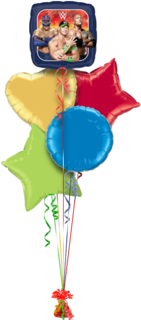 Wwe Group Get Well Balloon - Wwe 18" Foil Balloon (286x686), Png Download