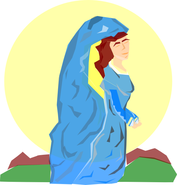 Mary The Mother Of God Svg Clip Arts 570 X 594 Px (570x594), Png Download